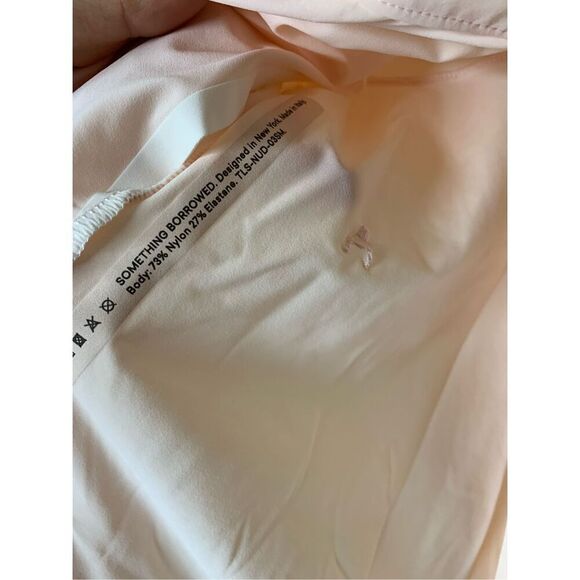 ADAY Something borrowed shirt blouse top pink women's size small - Picture 5 of 6